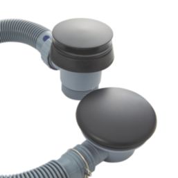 Highlife Bathrooms Clicker Waste Matt Black