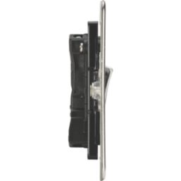 Knightsbridge  10AX 4-Gang 2-Way Light Switch  Polished Chrome