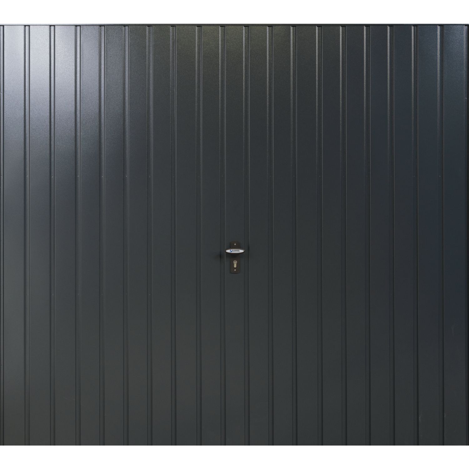 Gliderol Vertical 7' x 7' Non-Insulated Frameless Steel Up & Over Garage Door Anthracite Grey (980VR)