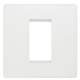 British General Evolve 1-Module Modular Faceplate Pearlescent White