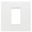 British General Evolve 1-Module Modular Faceplate Pearlescent White