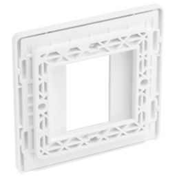 British General Evolve 1-Module Modular Faceplate Pearlescent White