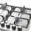 Cooke & Lewis  Gas Hob Stainless Steel 580mm