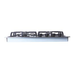 Cooke & Lewis  Gas Hob Stainless Steel 580mm