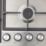 Cooke & Lewis  Gas Hob Stainless Steel 580mm