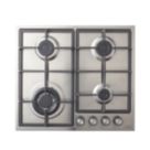 Cooke & Lewis  Gas Hob Stainless Steel 580mm