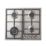 Cooke & Lewis  Gas Hob Stainless Steel 580mm