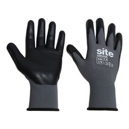 Site  Gloves Black Large