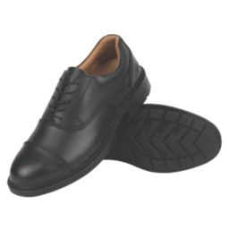 City Knights Oxford Size 10  Black  Steel Toe Cap  Safety Shoes