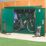 Asgard Addition 6' x 3' (Nominal) Pent Metal Bike Store Green
