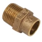 Yorkshire  Brass Solder Ring Adapting Male Coupler 15mm x 1/2"