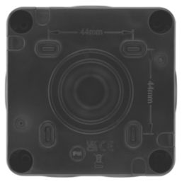 British General  IP66 20A 2-Gang 2-Way Weatherproof Outdoor Switch with LED