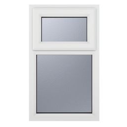 Crystal  Top Opening Obscure Triple-Glazed Casement White uPVC Window 905mm x 1040mm