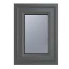 Crystal  Top Opening Obscure Triple-Glazed Casement Anthracite on White uPVC Window 610mm x 610mm