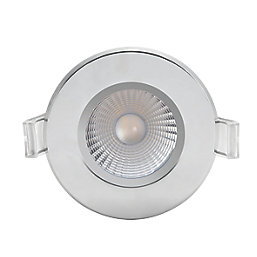 Philips Dive Fixed  LED Recessed Spotlight Chrome 0.55W 350lm 3 Pack