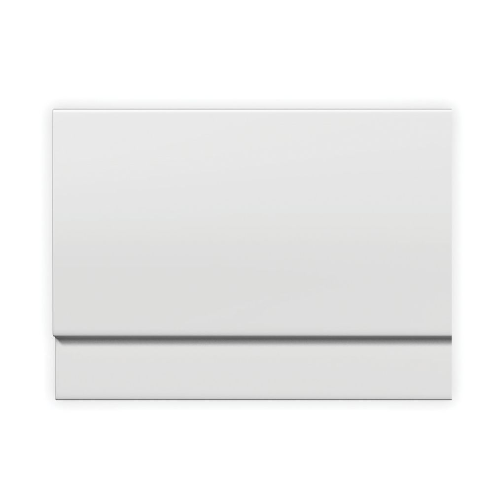 ETAL PVC End Bath Panel & Plinth 700mm White 2 Pack - Screwfix
