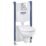 Grohe Solido Bau Compact 5in1 WC & Frame Bundle 1135mm