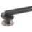Croydex  Straight Household Grab Bar Black 450mm