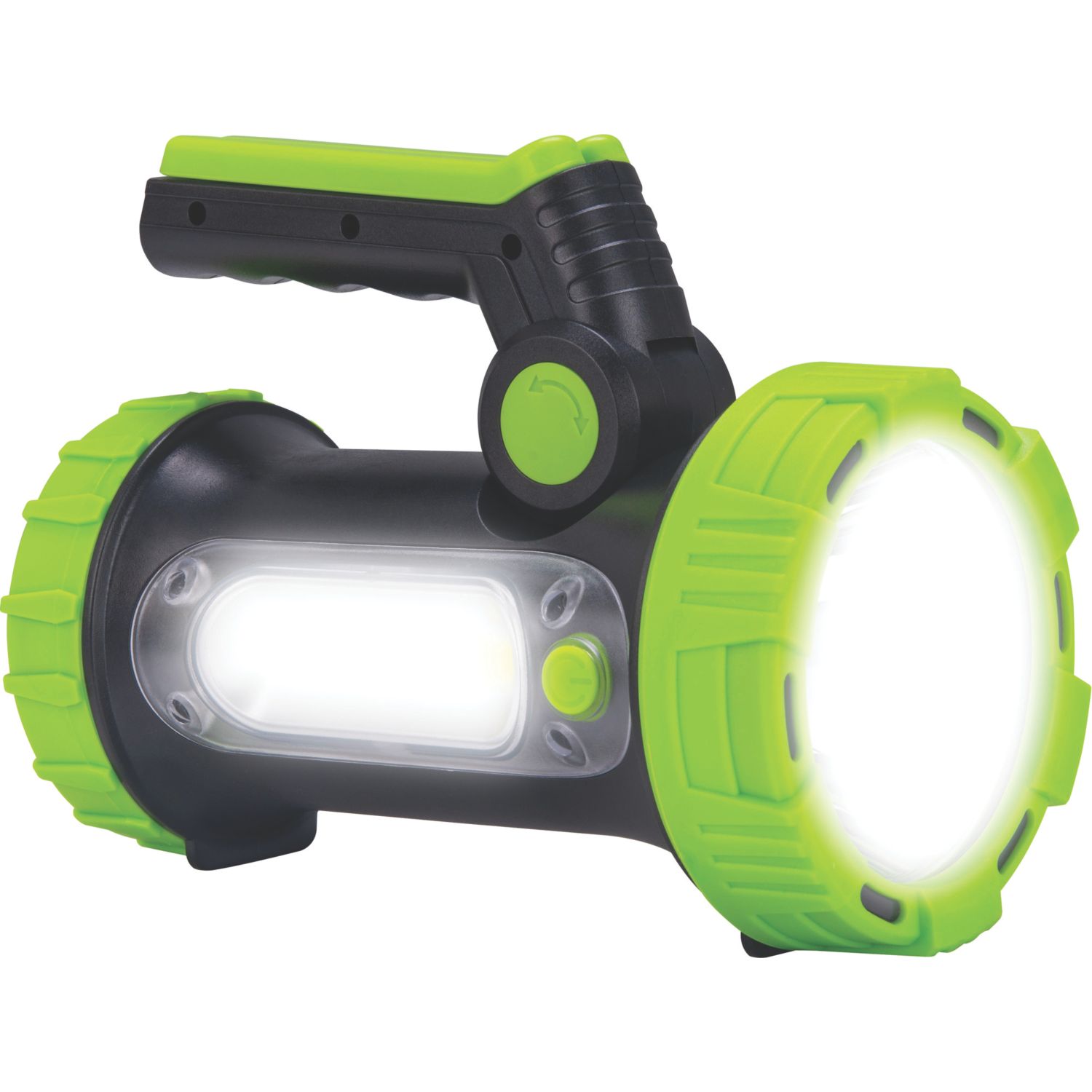 Luceco Rechargeable LED Inspection Torch with Power Bank Green 150-330lm (981VJ)