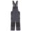 Dickies Everyday Bib and Brace Boiler suit/Coverall Grey Large 35.5" W 31" L