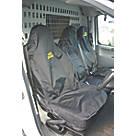 Van Guard Universal Single & Double-Seat Covers Black 2 Pcs