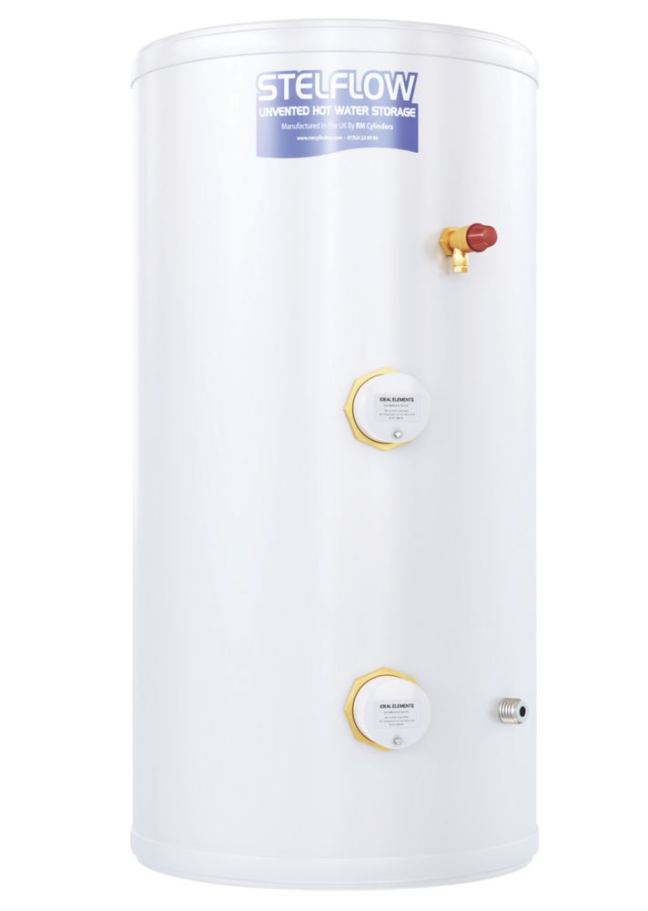 Rm Cylinders Stelflow Direct Unvented Cylinder 120ltr Screwfix 1562