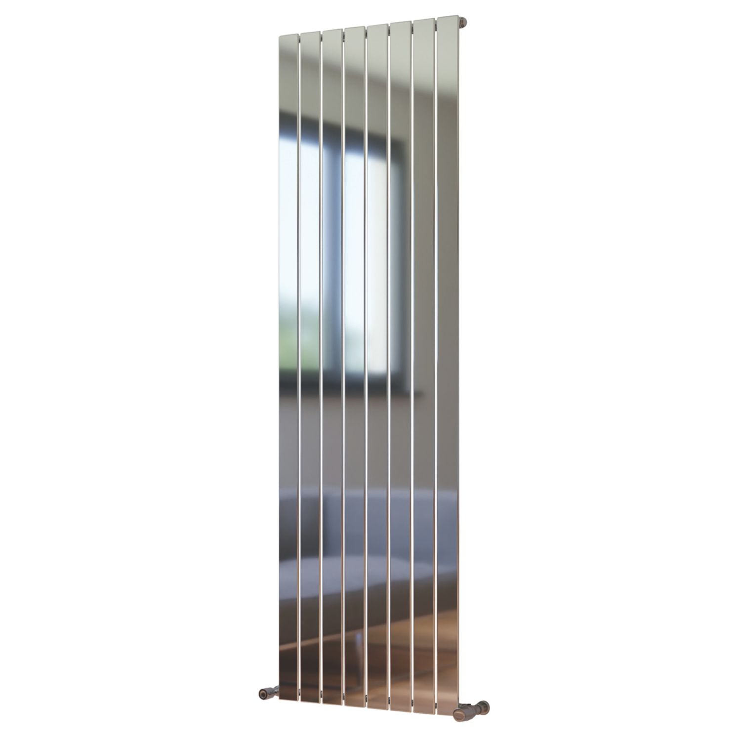 Ximax Oceanus 1800mm x 550mm 3638BTU Chrome Vertical Designer Radiator (98283)