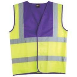 Pro RTX High Visibilty  Waistcoat Yellow / Purple Medium 40" Chest