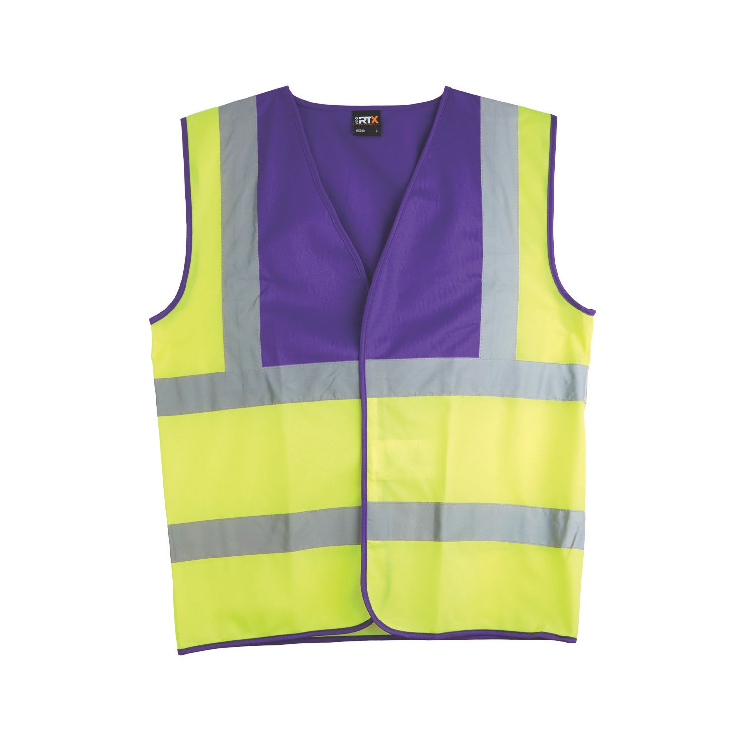 Pro RTX High Visibilty Waistcoat Yellow / Purple Medium 40" Chest (982AL)