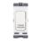 Hager Sollysta WMGSDP2/FF 20A Grid 2-Pole Fridge Freezer Switch White