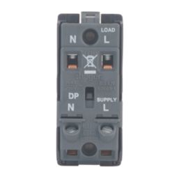 Hager Sollysta WMGSDP2/FF 20A Grid 2-Pole Fridge Freezer Switch White