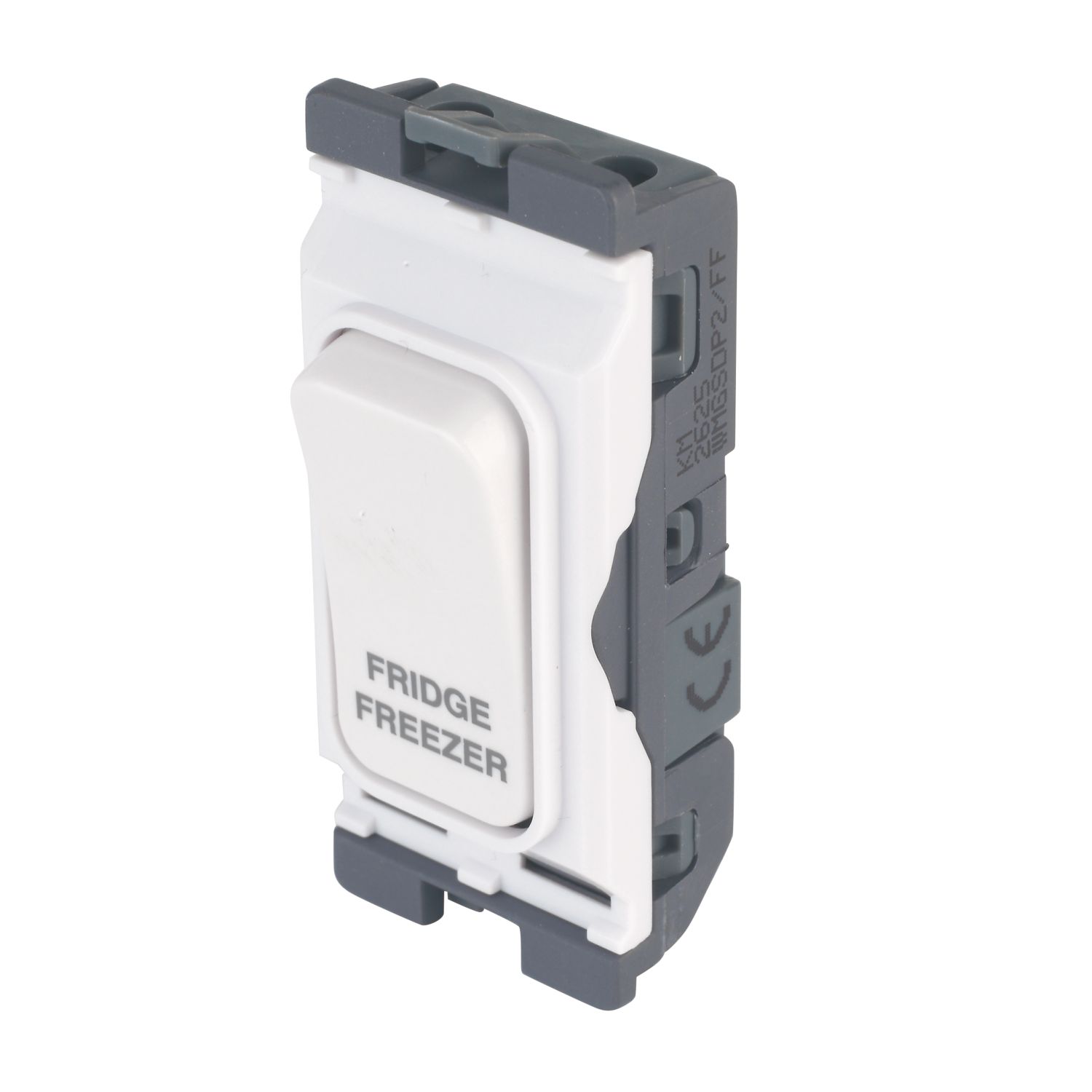 Hager Sollysta WMGSDP2/FF 20A Grid 2-Pole Fridge Freezer Switch White (982AM)