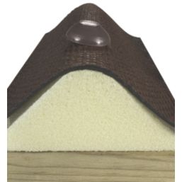 Corrugated Bitumen Fixing Nails  Brown 80mm x 20mm 100 Pack