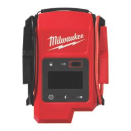 Milwaukee M18 JS2000-0 2000Ah 18V Li-Ion RedLithium Jump Starter + 2.1A 1-Outlet Type C USB Charger - Bare