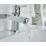 Bristan Apelo Chrome-Plated 135mm Deck Mounted Lever 2 Tap Holes Bath Mixer Tap