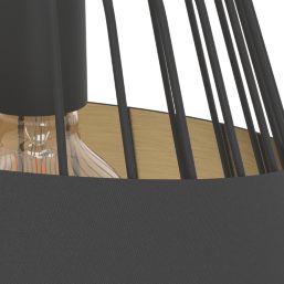 Eglo Austell Pendant Light Black