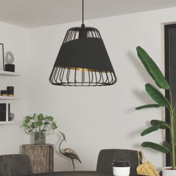 Eglo Austell Pendant Light Black