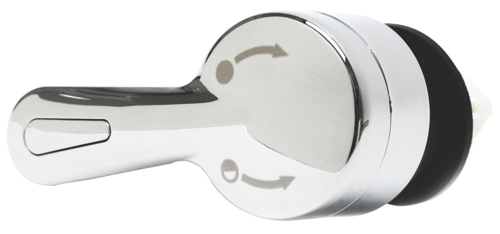 fluidmaster flushing lever chrome