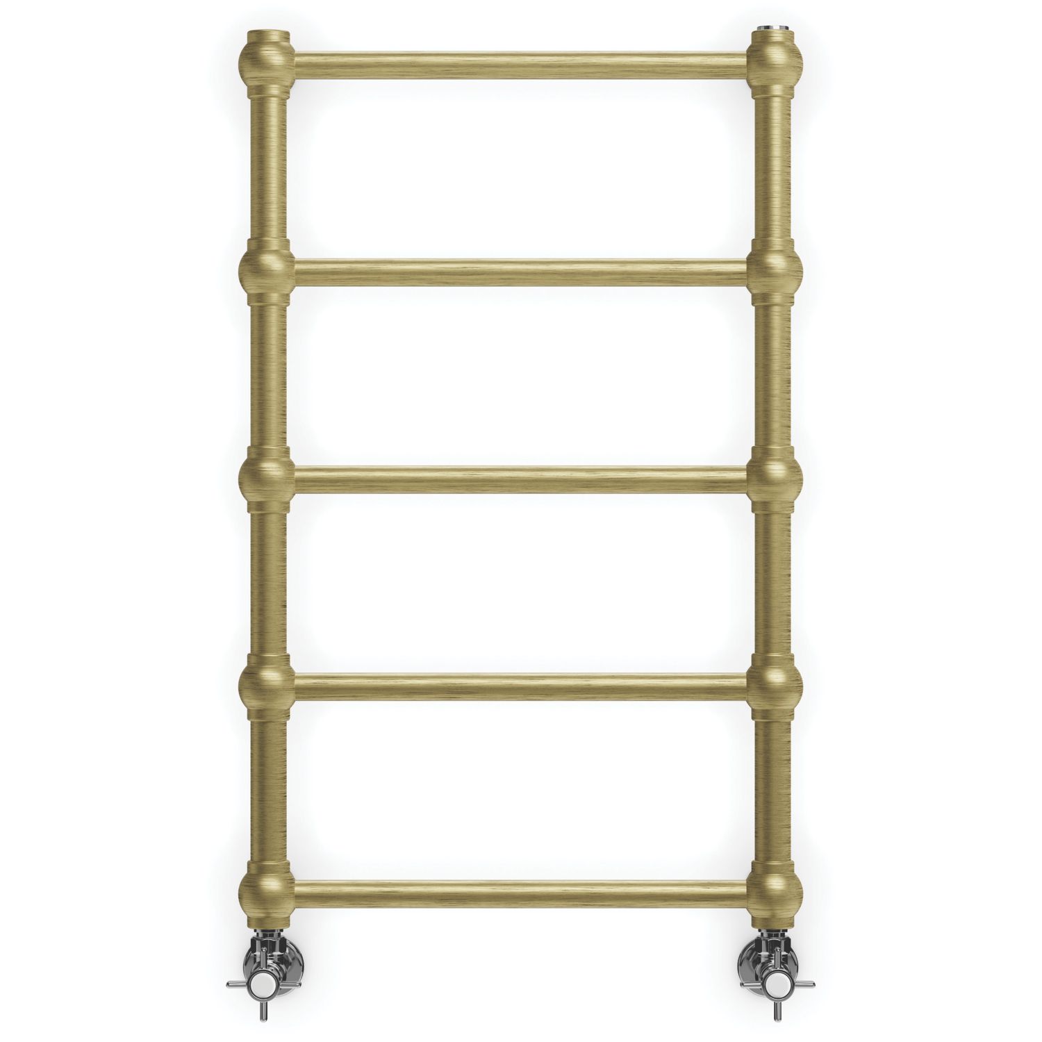 Terma 800mm x 504mm 501BTU Brass Flat Designer Towel Radiator (982HR)