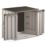Forest  842Ltr 4' 6" x 2' 6" (Nominal) Plastic Garden Storage Box Taupe Grey/Brown