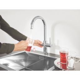 Grohe Red DUO C-Spout Instant Boiler Tap Chrome