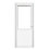 Crystal  1-Panel 1-Clear Light Left-Hand Opening White uPVC Back Door 2090mm x 920mm