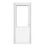 Crystal  1-Panel 1-Clear Light Left-Handed White uPVC Back Door 2090mm x 920mm