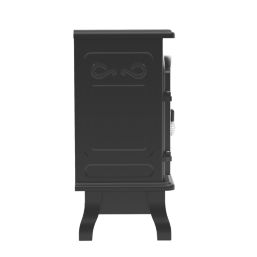 Be Modern Colman Black Electric Freestanding Stove 445mm x 528mm