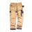 Scruffs Worker Plus Holster Pocket Trouser Stone 34" W 32" L