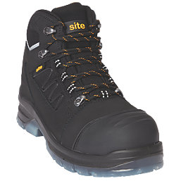 Site Natron    Safety Boots Black Size 8