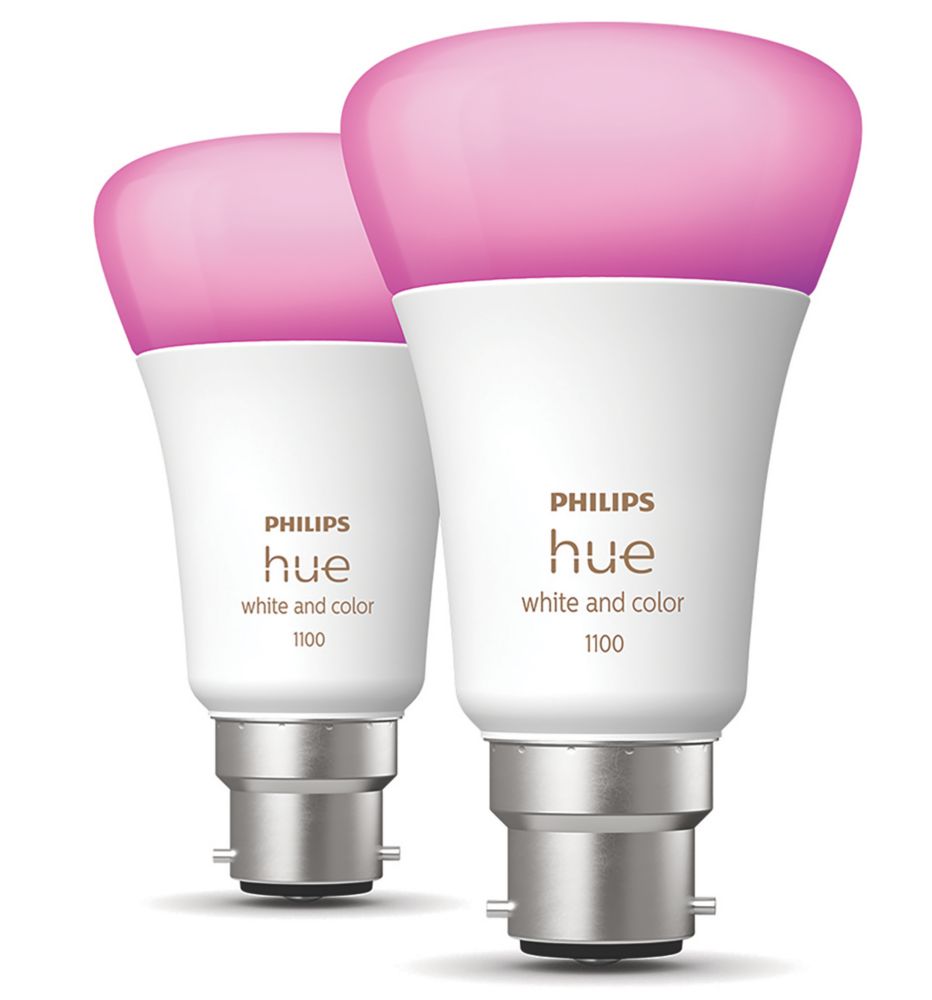 Philips Hue GU10 LED Smart Light Bulb 5W 350lm 6 Pack - Screwfix