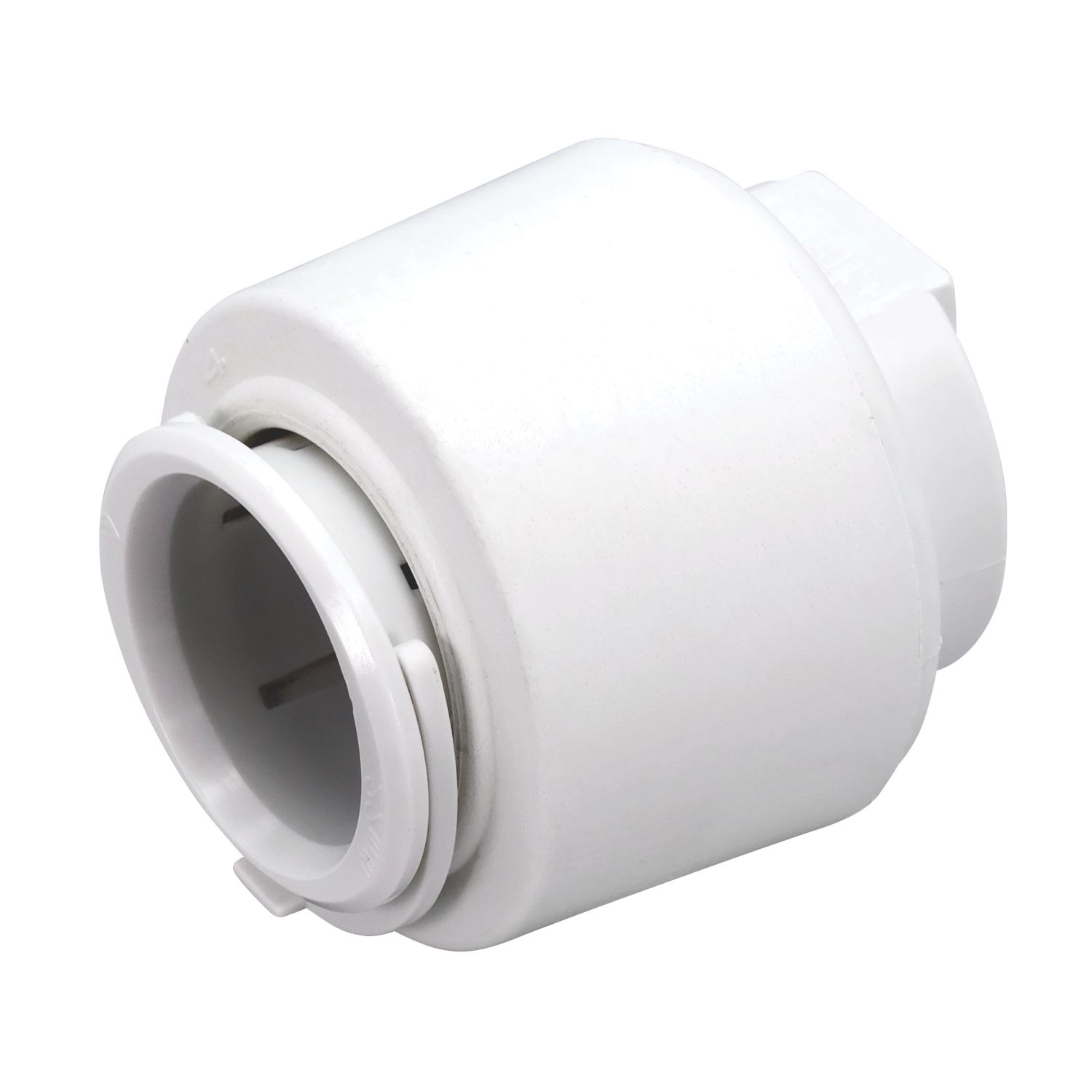 FloPlast FloFit+ Plastic Push-Fit Stop Ends 10mm 2 Pack (982RF)
