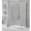 Triton Neo Eight Framed Rectangular Sliding Door Shower Enclosure  Chrome  1100mm x 800mm x 1900mm