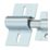 Smith & Locke Adjustable Barrel Gate Bolt Silver 76mm
